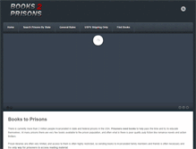 Tablet Screenshot of books2prisons.com